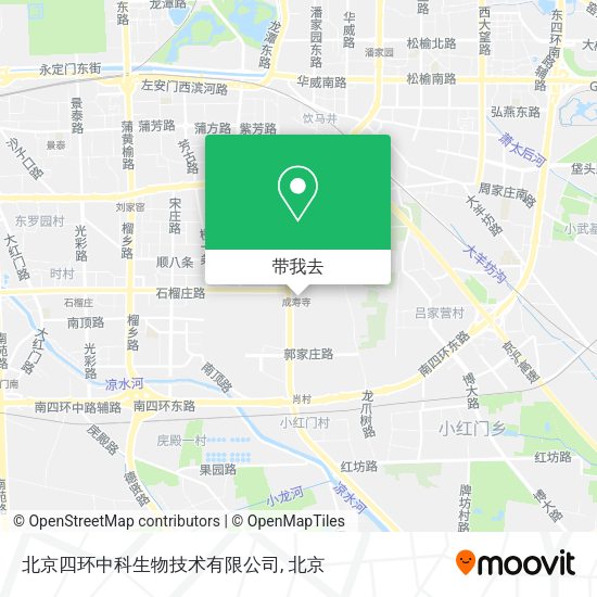 北京四环中科生物技术有限公司地图