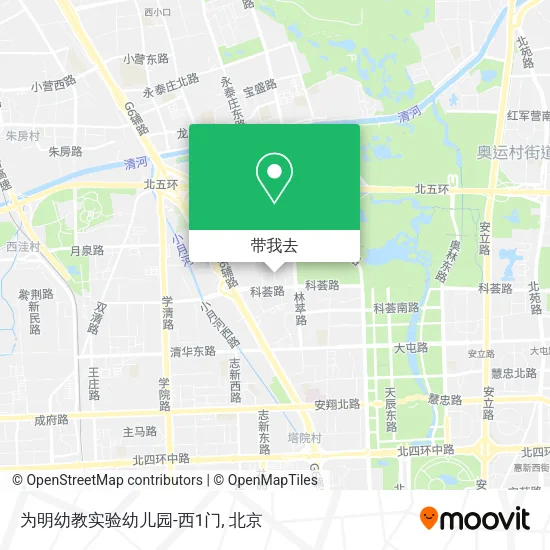 为明幼教实验幼儿园-西1门地图