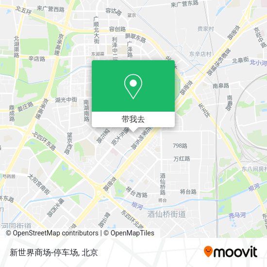 新世界商场-停车场地图
