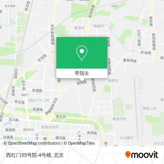 西红门35号院-4号楼地图