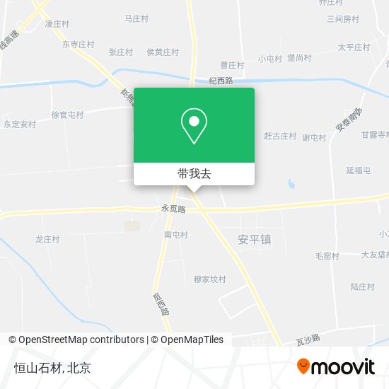 恒山石材地图