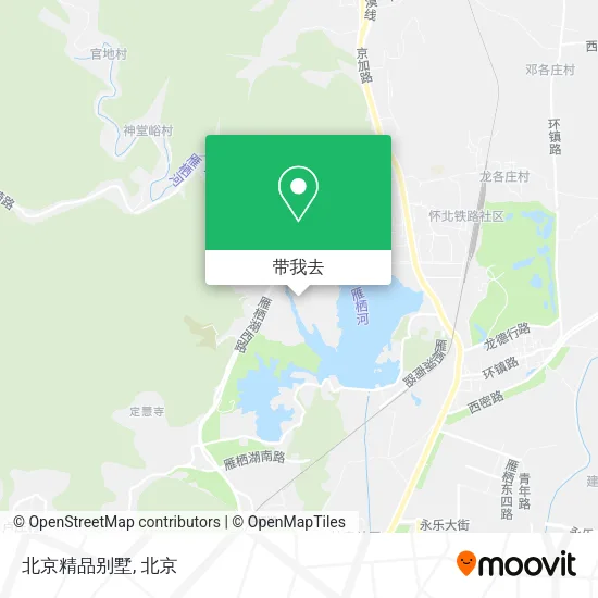 北京精品别墅地图