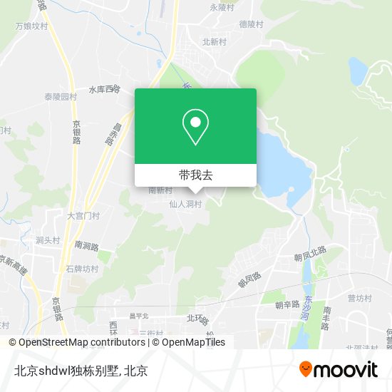 北京shdwl独栋别墅地图