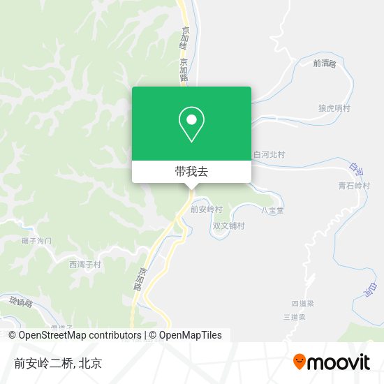 前安岭二桥地图