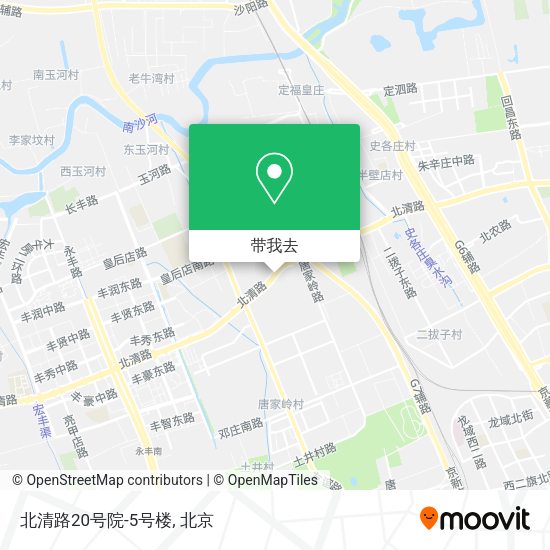 北清路20号院-5号楼地图