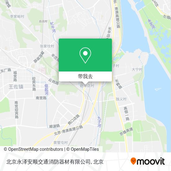 北京永泽安顺交通消防器材有限公司地图