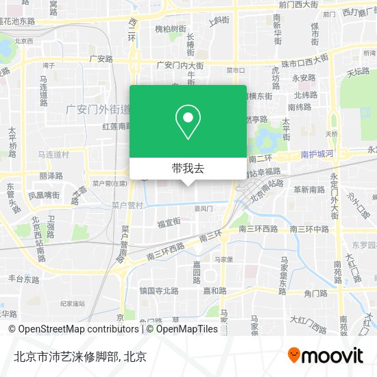 北京市沛艺涞修脚部地图