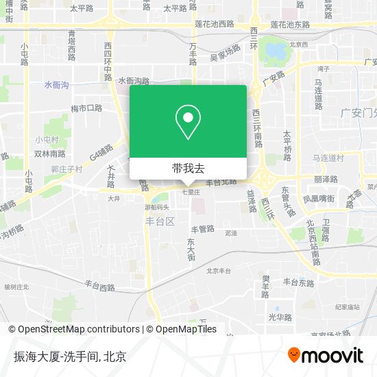 振海大厦-洗手间地图