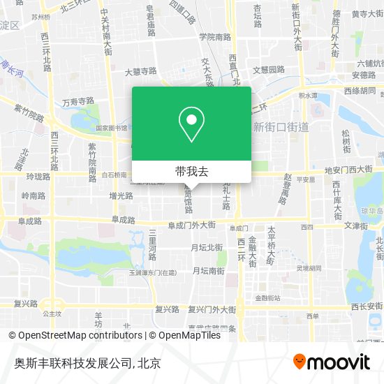 奥斯丰联科技发展公司地图
