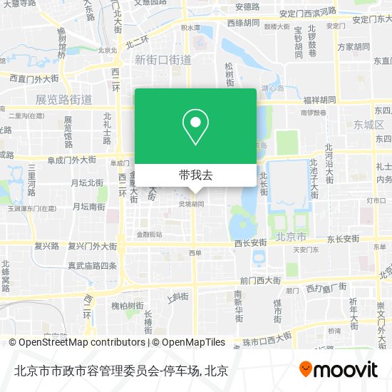 北京市市政市容管理委员会-停车场地图