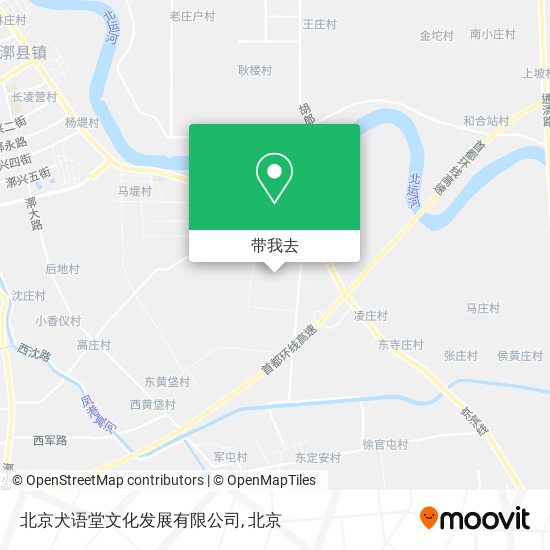 北京犬语堂文化发展有限公司地图