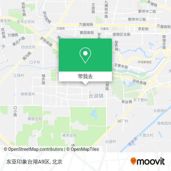 东亚印象台湖A9区地图