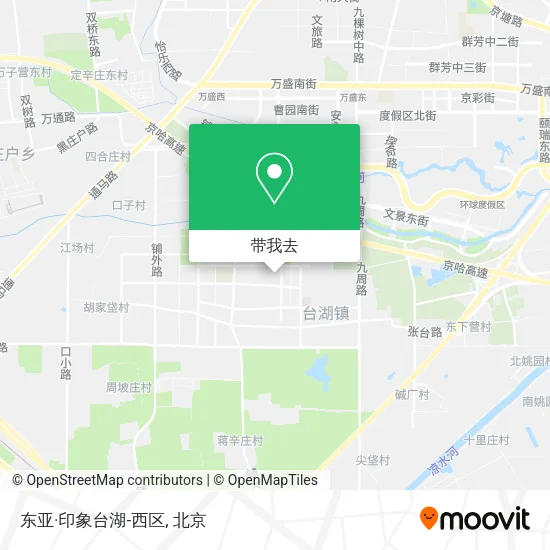 东亚·印象台湖-西区地图
