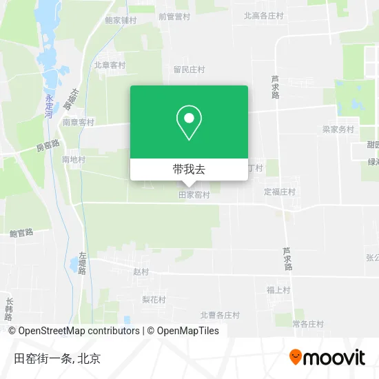 田窑街一条地图