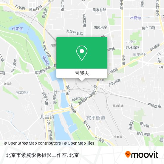北京市紫翼影像摄影工作室地图