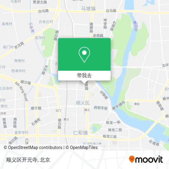 顺义区开元寺地图
