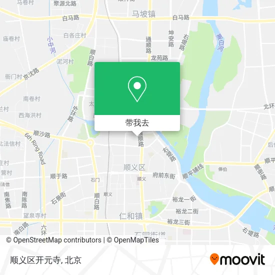 顺义区开元寺地图