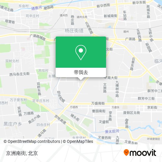 京洲南街地图