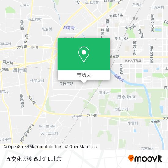 五交化大楼-西北门地图