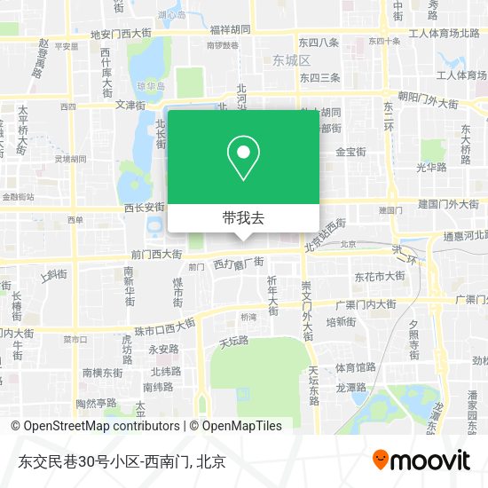 东交民巷30号小区-西南门地图