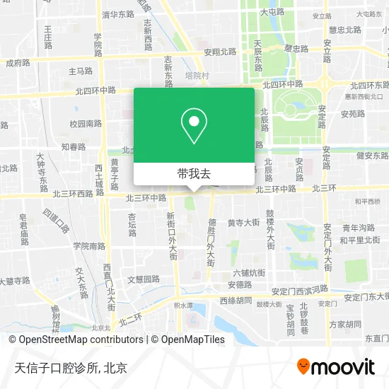 天信子口腔诊所地图