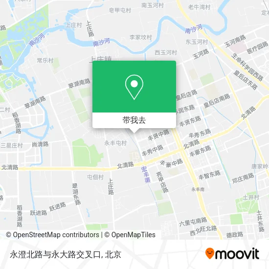 永澄北路与永大路交叉口地图