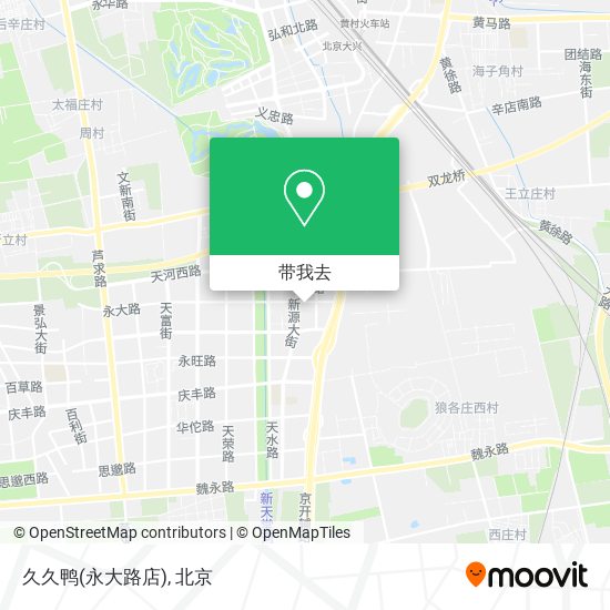 久久鸭(永大路店)地图