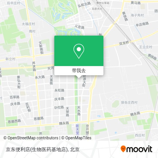 京东便利店(生物医药基地店)地图