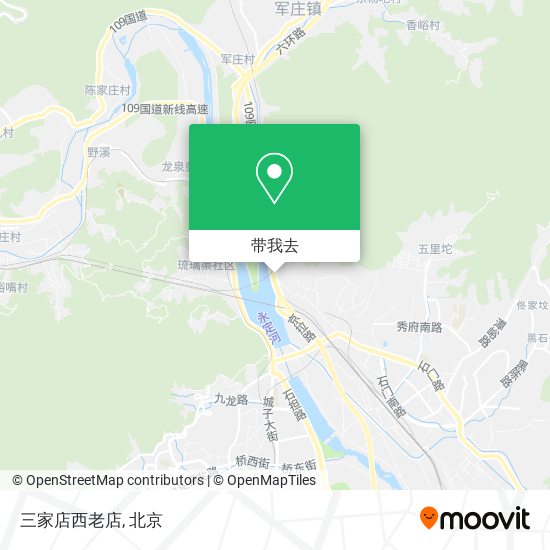 三家店西老店地图