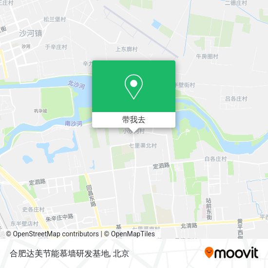 合肥达美节能慕墙研发基地地图