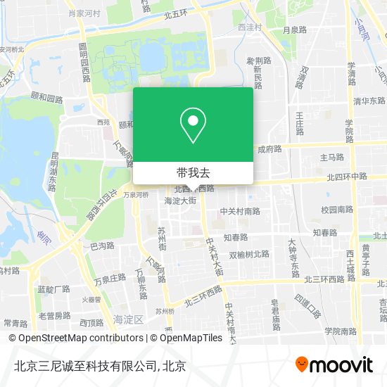 北京三尼诚至科技有限公司地图