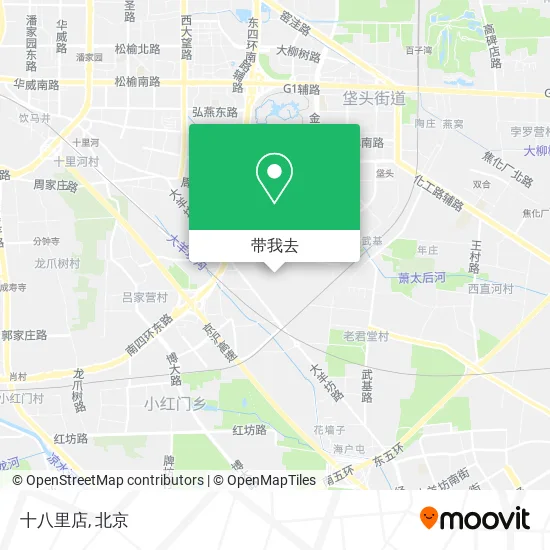 十八里店地图