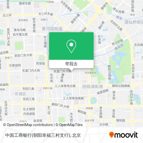中国工商银行(朝阳幸福三村支行)地图