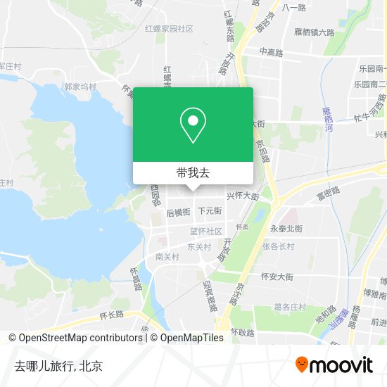 去哪儿旅行地图