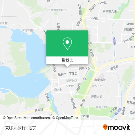 去哪儿旅行地图
