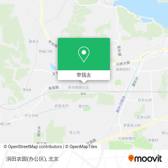 润田农园(办公区)地图