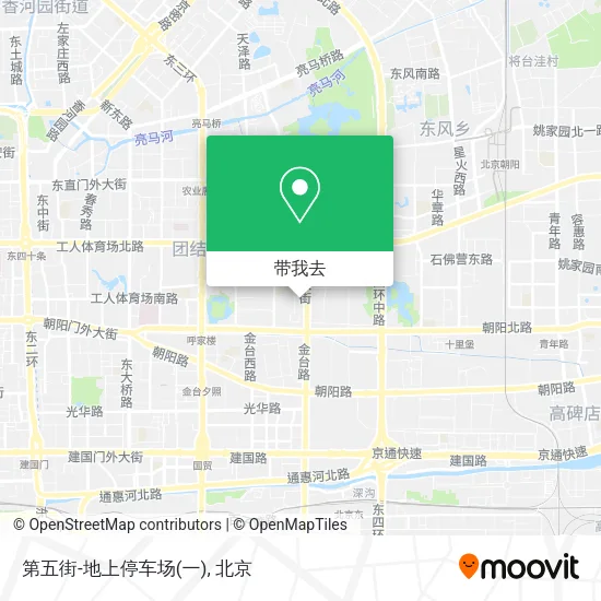 第五街-地上停车场(一)地图