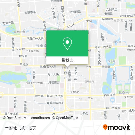 王府仓北街地图