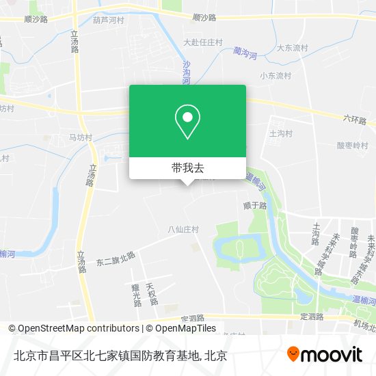 北京市昌平区北七家镇国防教育基地地图