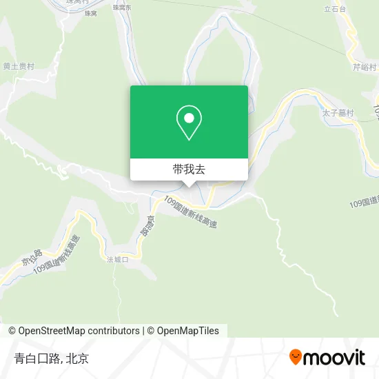青白囗路地图
