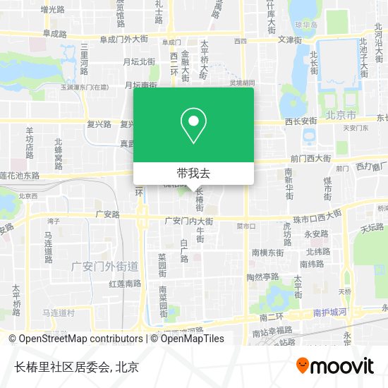 长椿里社区居委会地图