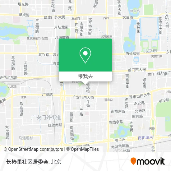 长椿里社区居委会地图