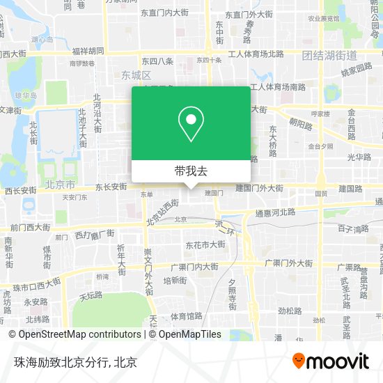 珠海励致北京分行地图