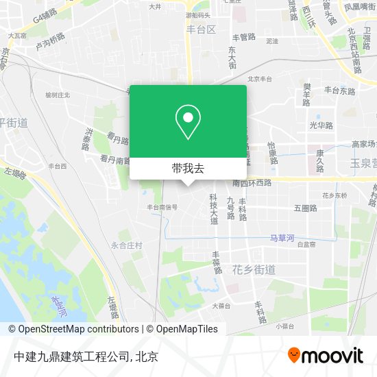 中建九鼎建筑工程公司地图