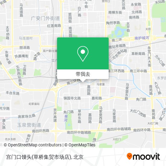 宫门口馒头(草桥集贸市场店)地图