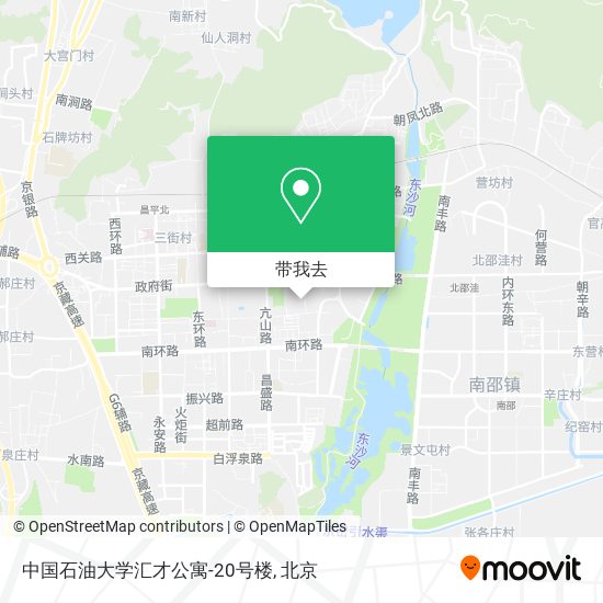 中国石油大学汇才公寓-20号楼地图