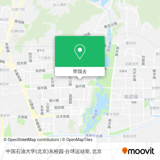 中国石油大学(北京)东校园-台球运动室地图