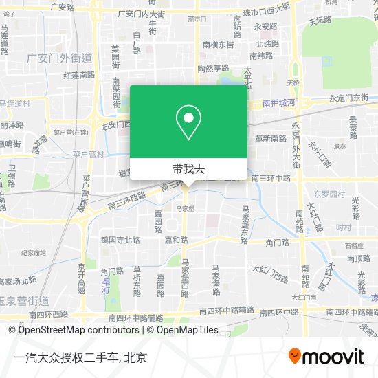 一汽大众授权二手车地图
