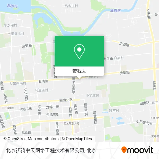北京驷骑中天网络工程技术有限公司地图