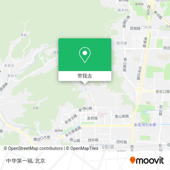 中华第一福地图